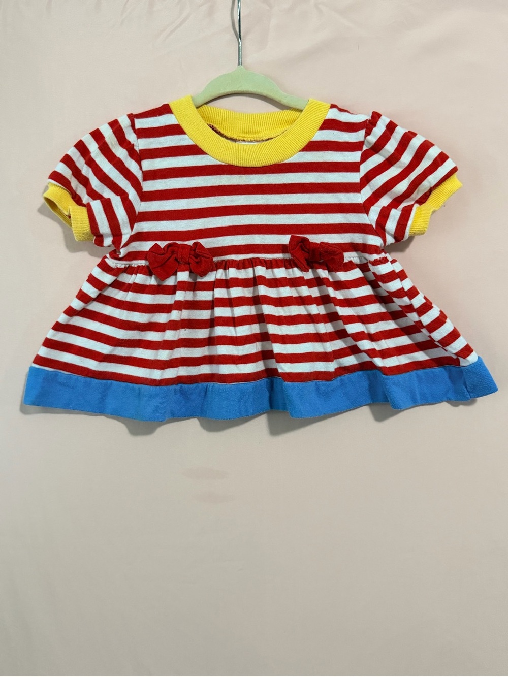 Vintage Y2K Buster Brown Girls Stripped Dress